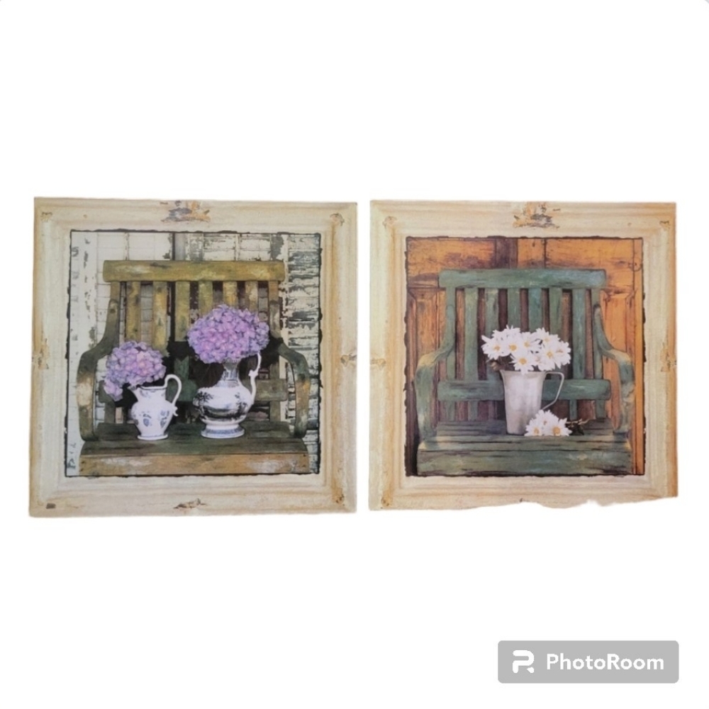 Pair of Floral Prints